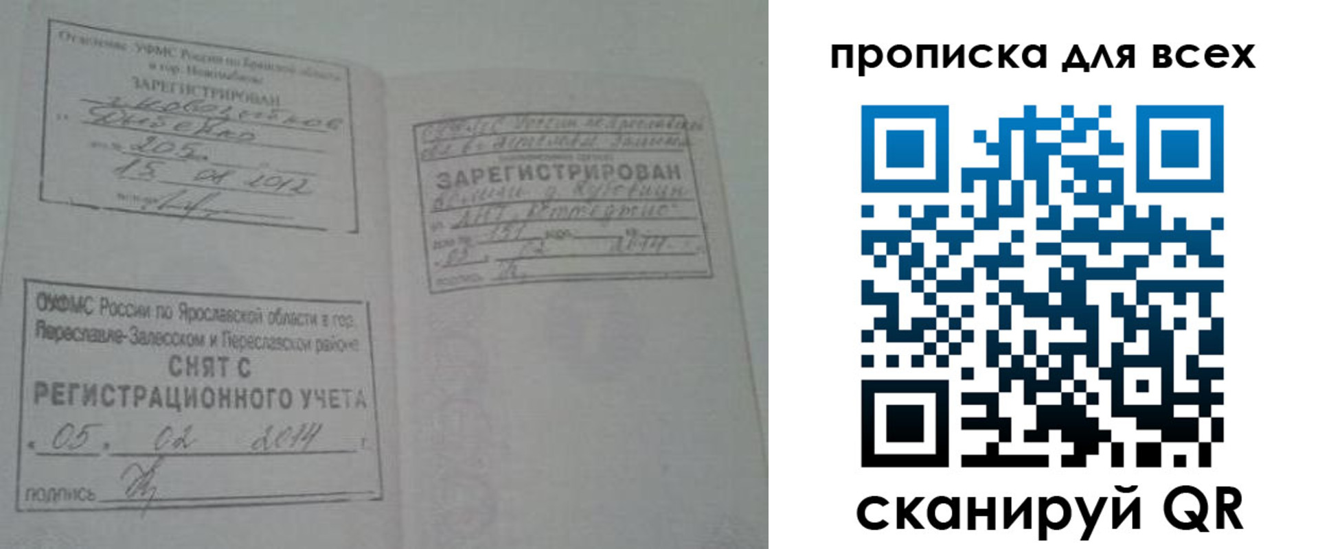 временная регистрация для всех в Фурманове